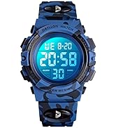 Dayllon Kids Digital Watch Outdoor Sports 50M Waterproof Electronic Watches Alarm Clock 12/24 H S...