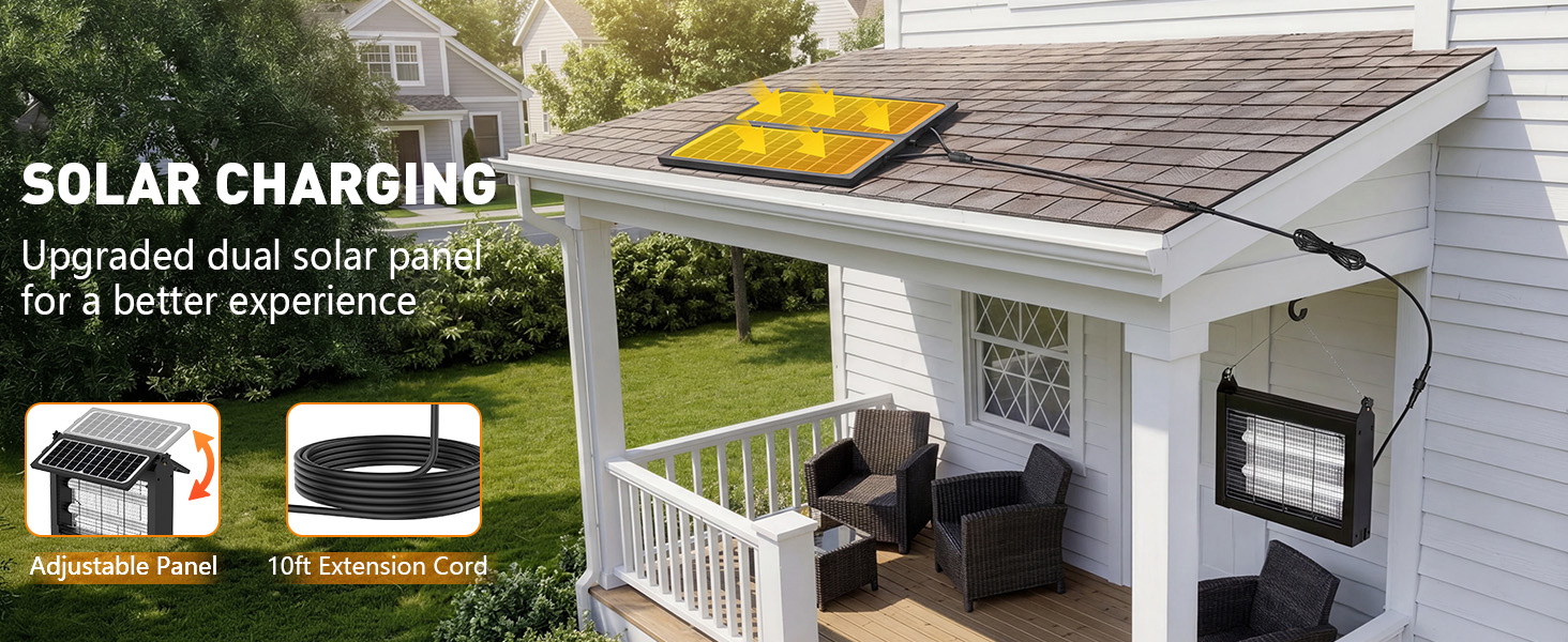 solar power bug zapper outdoor