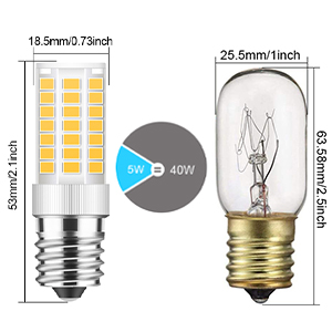 appliance light bulb 40W range hood light bulbs