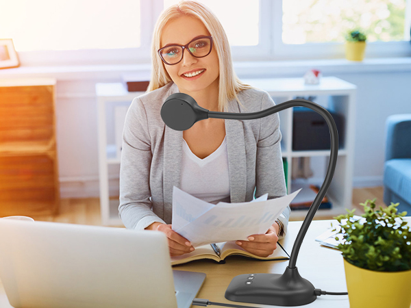 Document camera teachers classroom USB teaching web cam PC webcam 1080P 1944P LED light