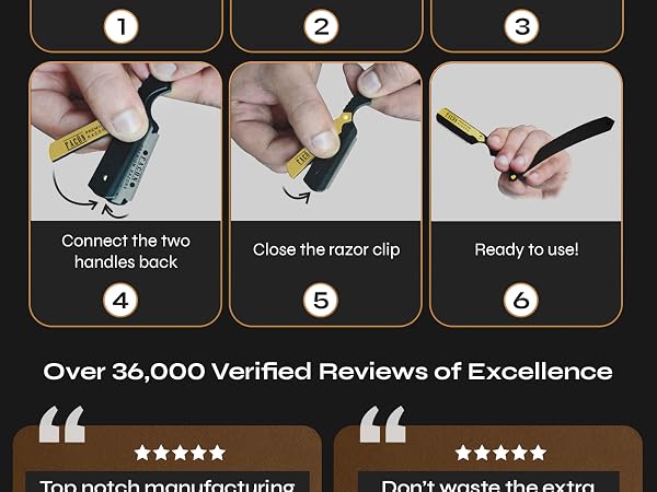 Facón Straight Razors for Men
