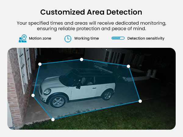 Customized Area Detection reliable protection and Peace of Mind