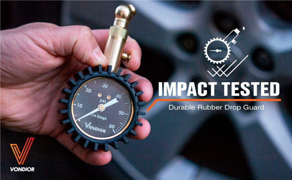 Impact tested with durable drop rubber guard.