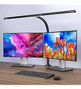 Quntis LED Desk Lamp, Eye-Care Architect Clamp Desk Lights for Home Office, 31.5'' Wide Bright Of...