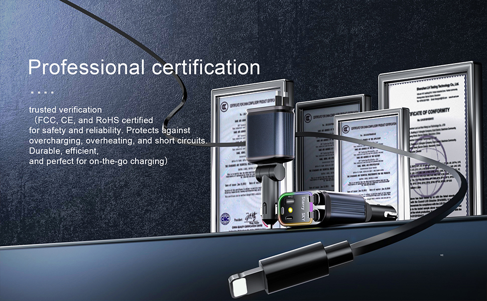 Retractable car charger