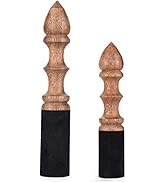 Singing Bowl Mallet 100% Hand-Sculpture in Nepal Tibetan Singing Bowl Wooden Mallet Striker Sound...