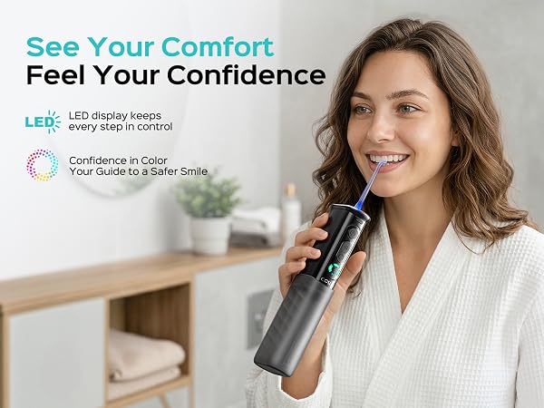COSLUS T50 Portable Water Flosser for Travel