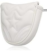 4pcs or 1pc Golf Club Head Covers for Woods, Driver, Fairway, Hybrid – Premium PU Leather with In...