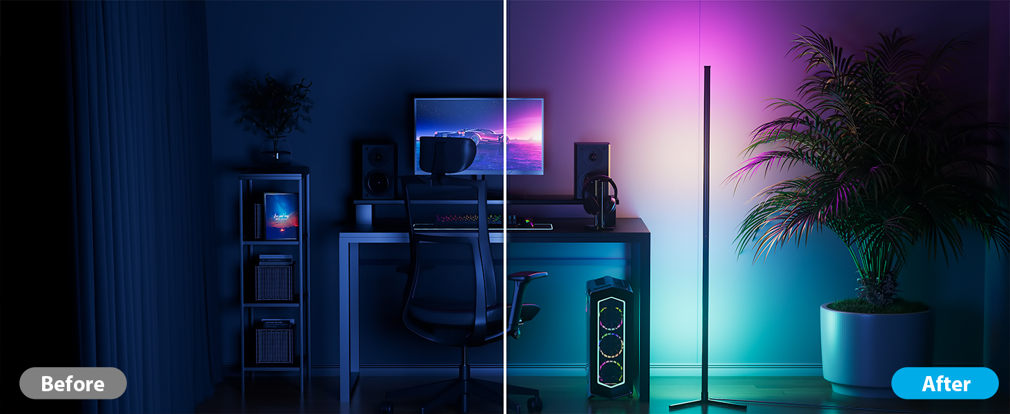 rgb floor lamp