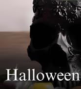 GUTE Skull Planter, 6 inch, Black, Polyresin, for Indoor Outdoor Plants and Succulents, Home Decor