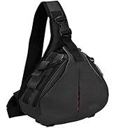 CADeN Camera Bag Sling Backpack Camera Case Waterproof with Rain Cover Tripod Holder, Compatible ...