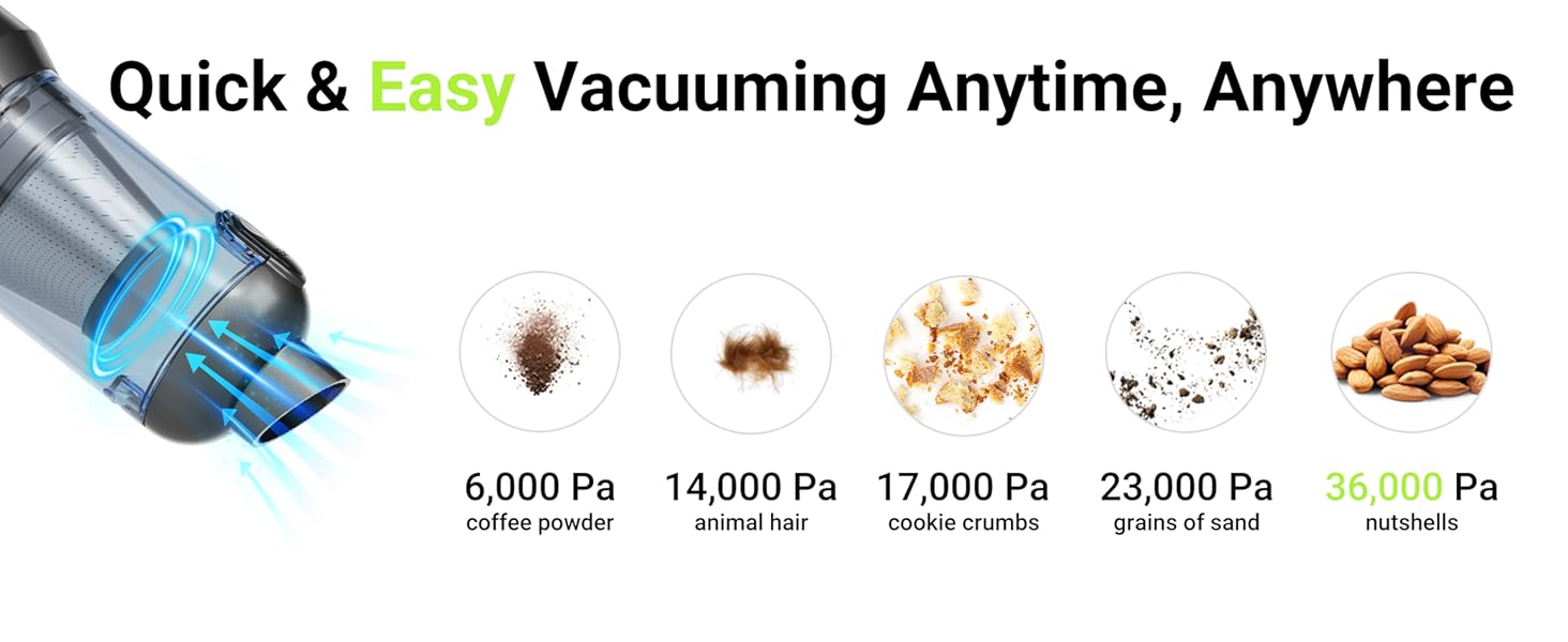 handheld vacuum hair