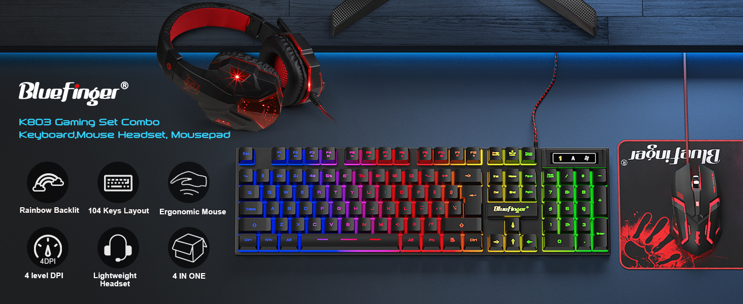 keyboard and moue headset gaming keyboard and mouse headset