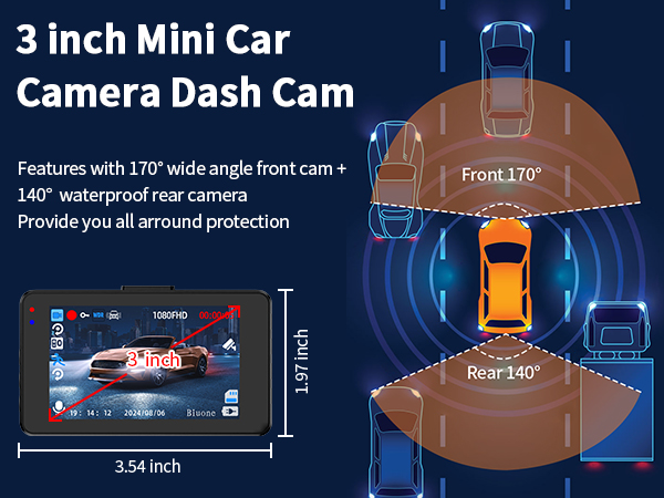 dash cam car camera 1080p