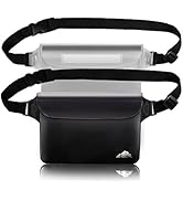 HEETA 2 Pack Waterproof Pouch, Screen Touch Sensitive Waterproof Dry Bag with Adjustable Waist St...