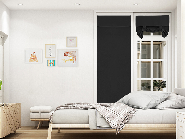 vatge door curtain for door window