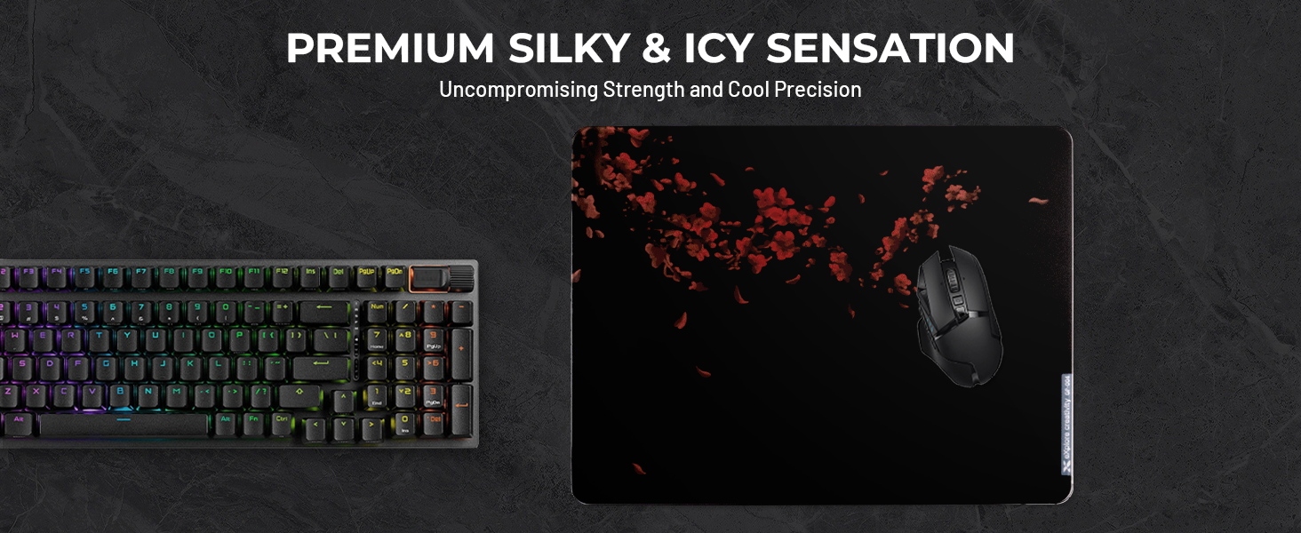 Plum Blossoms glass mouse pad