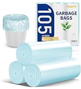 4 Gallon Small Trash Bags-Magesh 4 Gallon Trash Bag Strong, Leakage-Free, Small Garbage Bags 4 Ga...