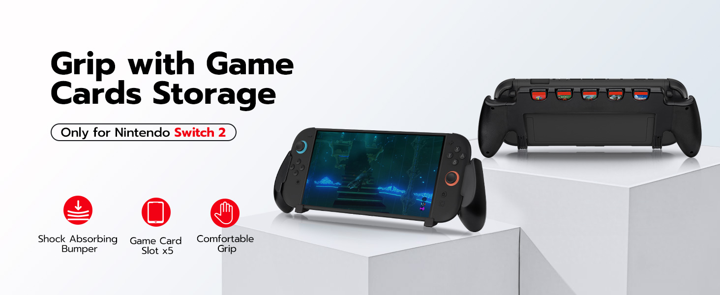 Grip with Game Cards Storage 