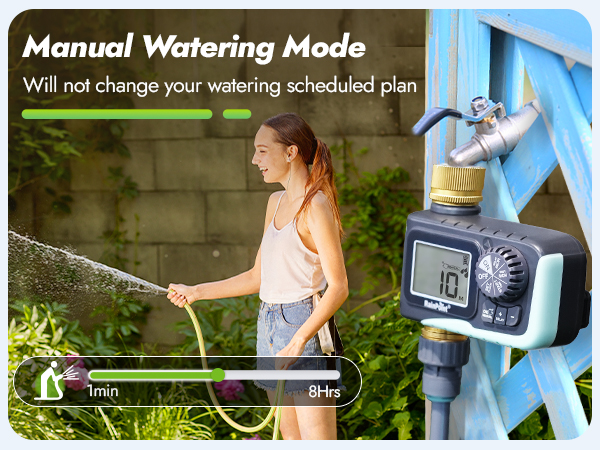 water timer for manual mode