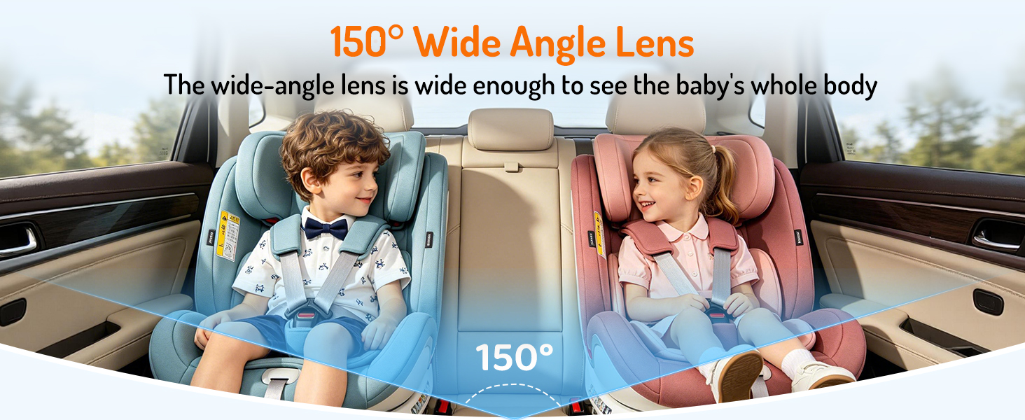 baby car camera with night vision,infant car camera,car camera baby monitor,baby car seat camera