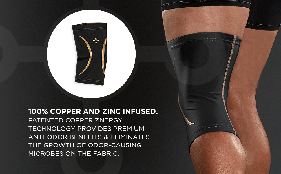 100% copper and zinc infused