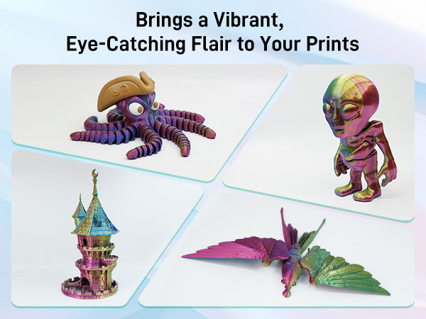 Witness Flowing Colors in Light