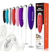 Frother for Coffee, Frother Handheld, Milk Frother, Upgraded Matcha Whisk Drink Mixer Electric Mi...