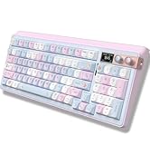 FOPATO H98 Gaming Keyboard, 98% Hot Swappable Gasket Structure 3-Mode Mechanical Keyboard, 96 Key...