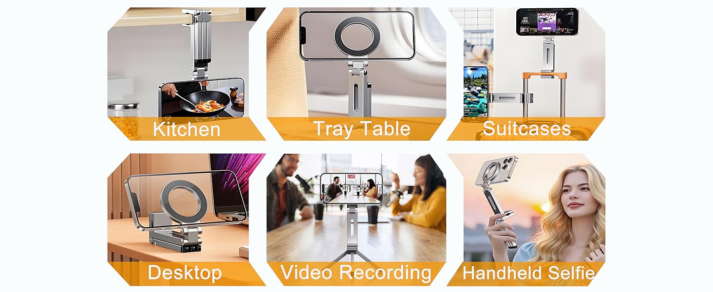 travel essentials for women,airplane phone holder mount,iphone 16 tripod,cell phone tripod stand