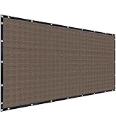 FAIR WIND Shade Cloth 90% Sun Shade Fabric Privacy Screen Shade Cover Patio Canopy with Grommets ...