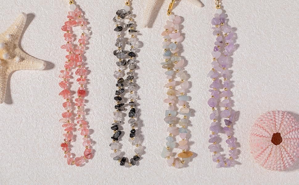 Watermelon Tourmaline, Quartz with Rutilated Inclusions, ite, Amethyst.