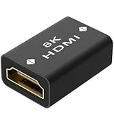 LEENUE HDMI Coupler 8K, Female to Female 2.1 HDMI Adapter, Connector 8K@60Hz / 4K@120Hz HDR Exten...