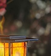 Solar Flame Post Lights