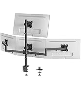 Quad Monitor Mount for 17-27 Inches - Fully Adjustable Heavy Duty 4 Monitor Arm Desk Mount, Max L...