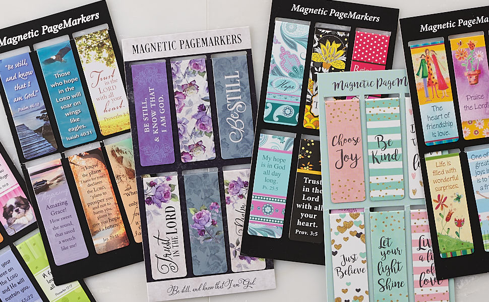 Christian Art Gifts Magnetic Bookmarks Pagemarkers