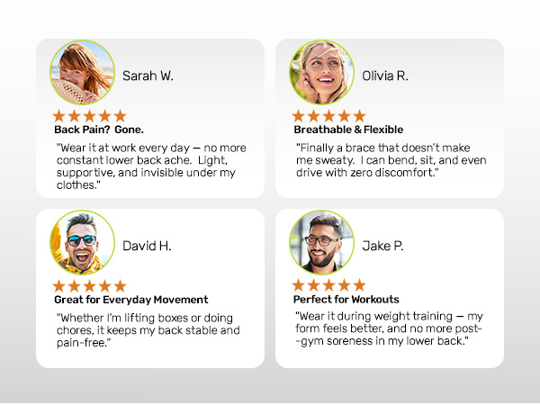 back support brace for women