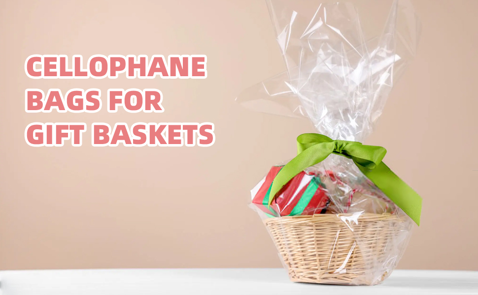 Cellophane bags for gift baskets