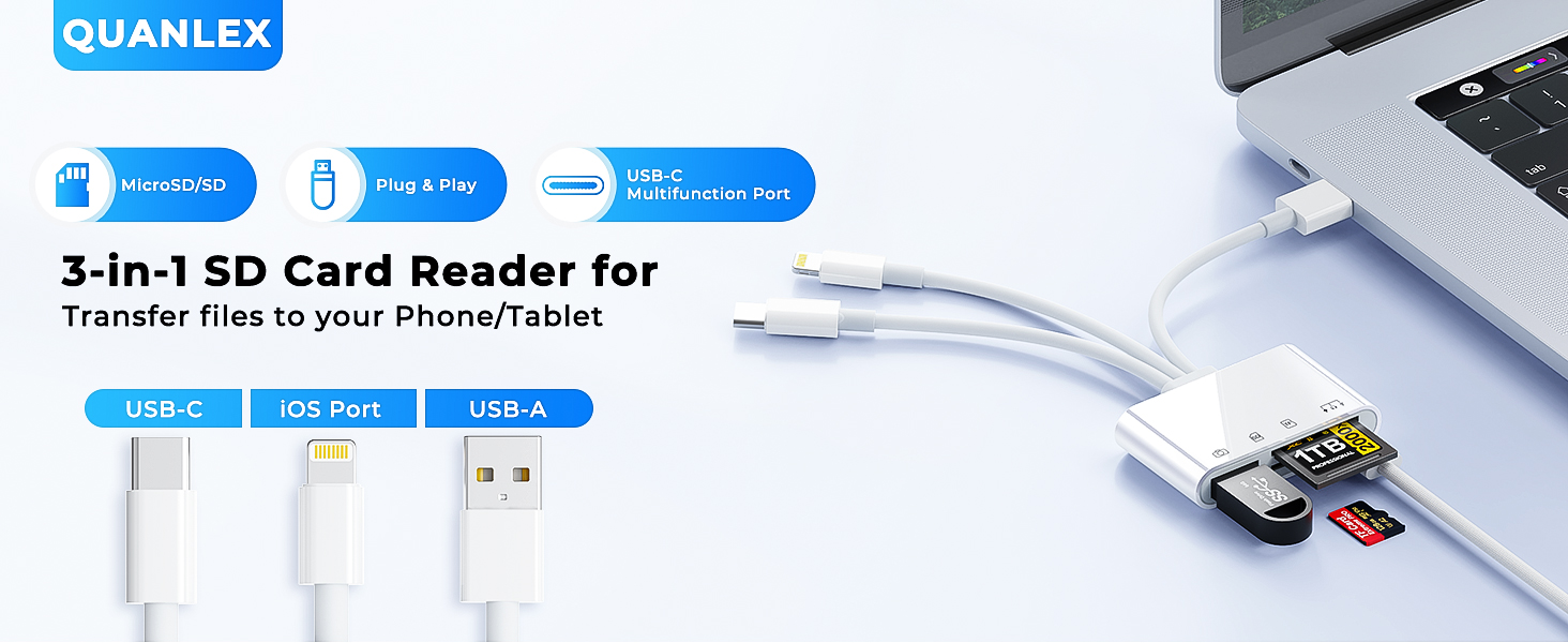 lightning to sd card reader