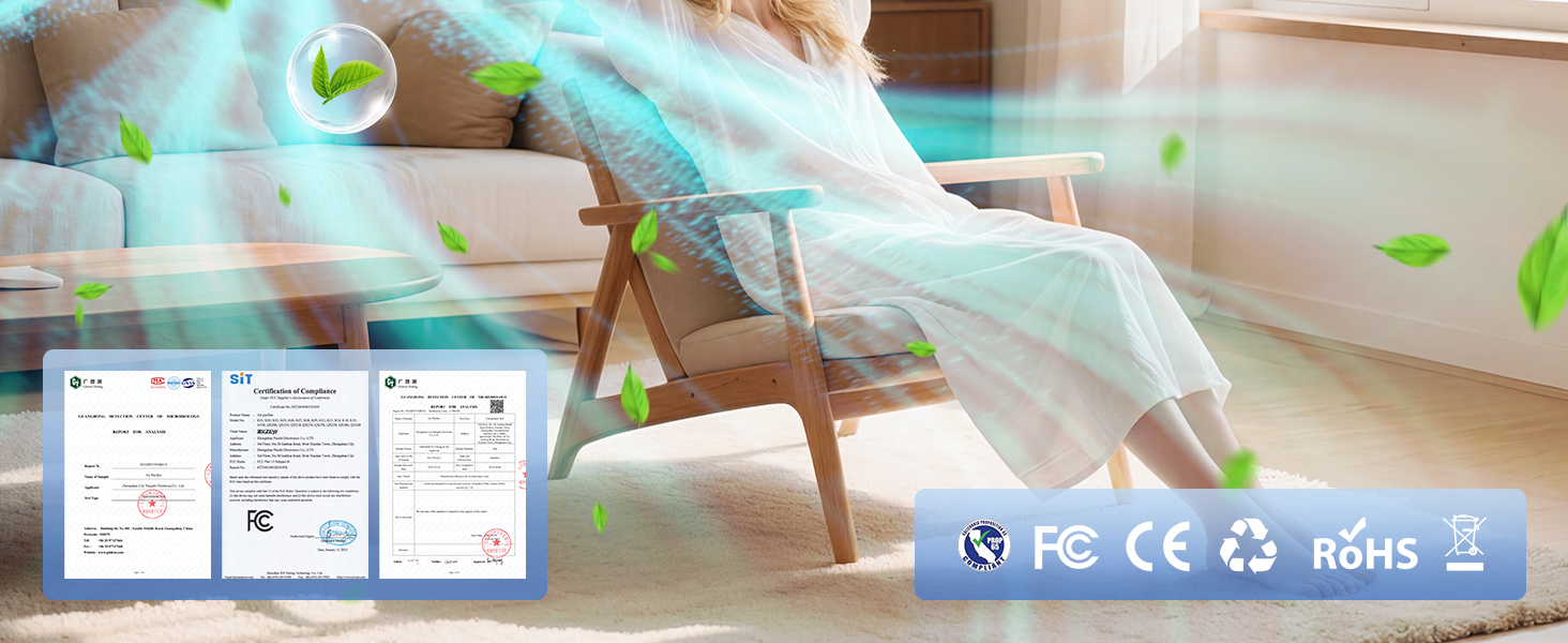 Air Purifier Ozone &amp;amp; Negative Ion 99% Odor Eliminator for Pet