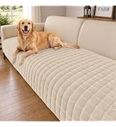 Smiry Velvet Couch Cover for Dogs, Non Slip Soft Sofa Protector for Pets | Washable Sofa Cover fo...