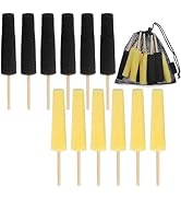 Tosnail 12 Pack Pottery Sponge Stick, Pottery Trimming Foam Tools with Mesh Storage Bag for Clay ...