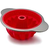 Boxiki Kitchen Premium Non-Stick Silicone Pound Cake Pan – Heavy-Duty Steel Frame, BPA &amp; PFOA Fre...