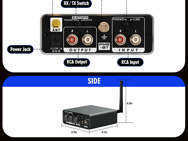 bluetooth adapter for record player
