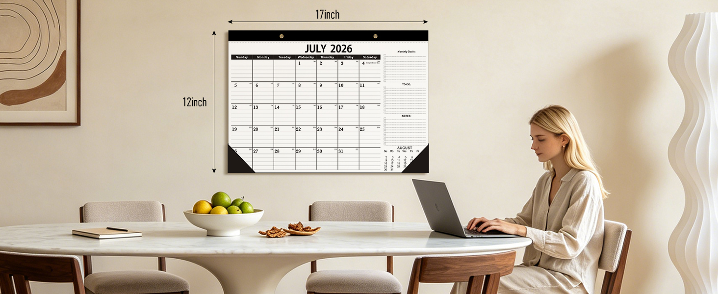 desk calendar 2026-2027