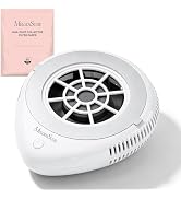 MelodySusie Compact Cordless Nail Dust Collector, PProR 6000RPM Mini Nail Vacuum Fan with 3 Sucti...