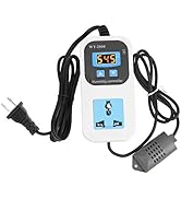 Digital Humidity Controller Air Humidity Detector 110V-220V with LCD Display Humidity Controlling...