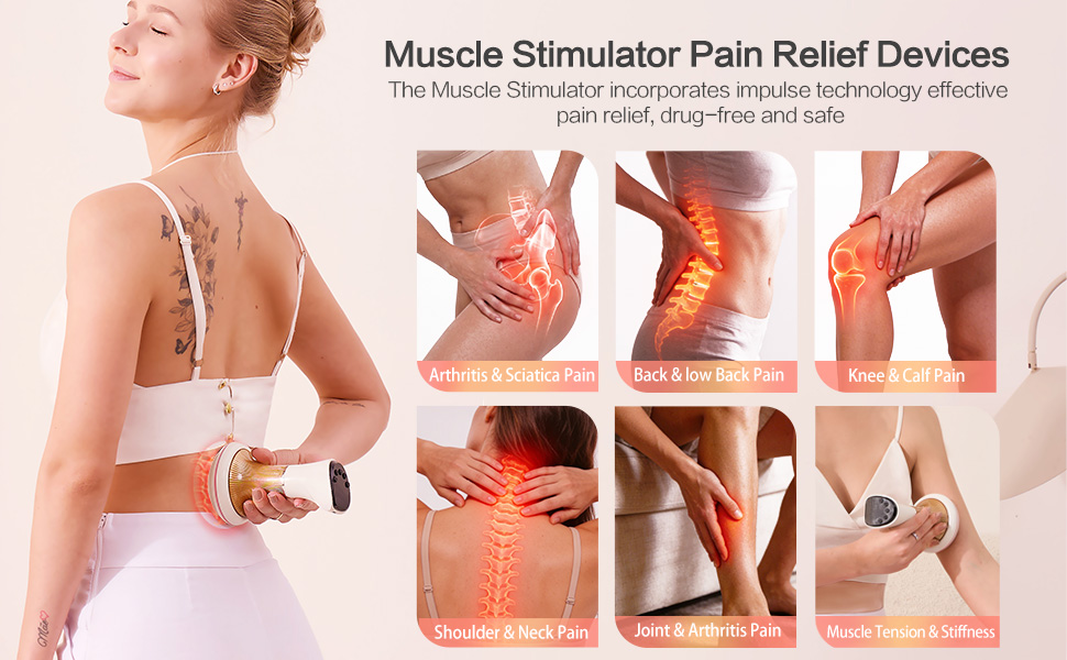 Muscl stimulatoe pain relief device