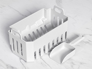 Ice Maker with Removable Ice Basket and Ice Scoop