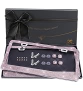 XCLPF Bling License Plate Frame for Women, 2PCS Rhinestone License Plate Frames| Over 1200 pcs14 ...